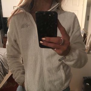 The North Face fuzzy jacket